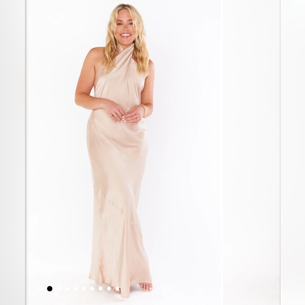 Show Me Your Mumu Jasmine Halter Maxi Dress